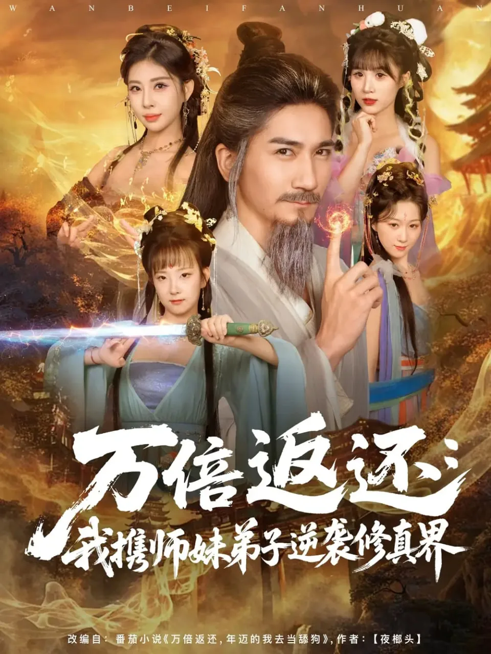 万倍返还：我携师妹弟子逆袭修真界海报