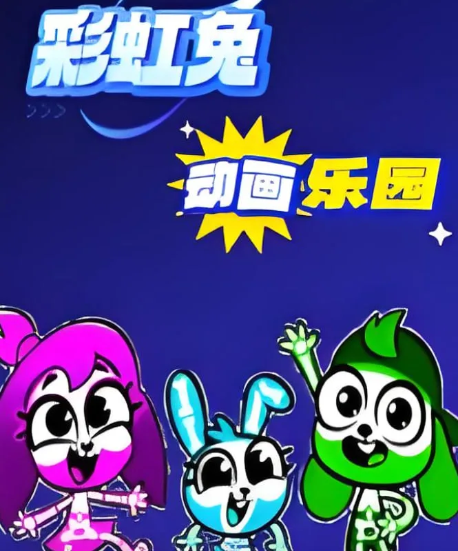 彩虹兔动画乐园海报