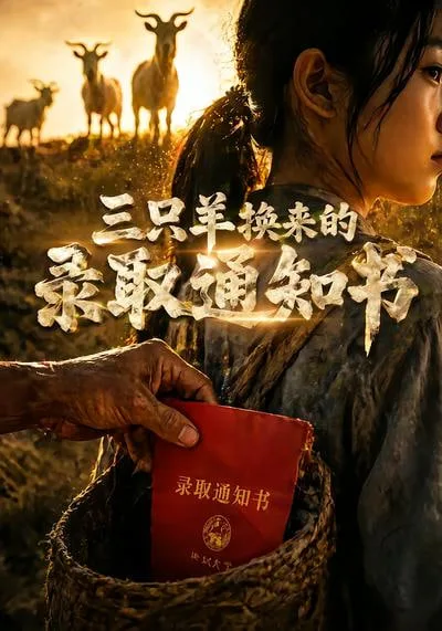 三只羊换来的录取通知书海报